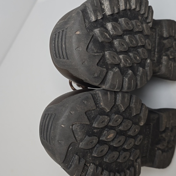 Deer Stags Gorp Hiking Boots Boys Size 1.5M Brown Thinsulate Insulation Leather - Picture 12 of 16